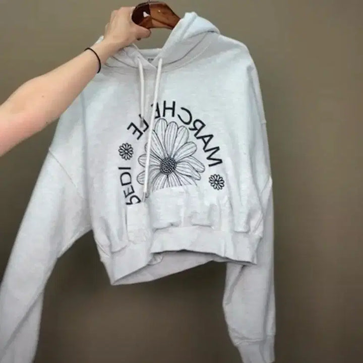 [BUNJANG] Mardi Mercredi Cropped Hoodie &amp; Chuma Set / 재미삼아빈티지 마르디 메크르디 후드&amp;츄마