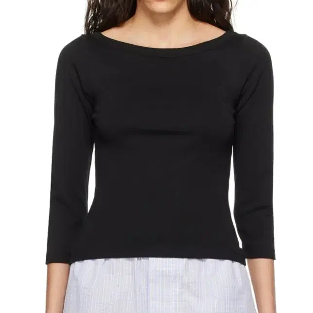 [SOLD OUT] Flore Flore, 스테피 롱슬리브 티 셔츠, Black(XL)