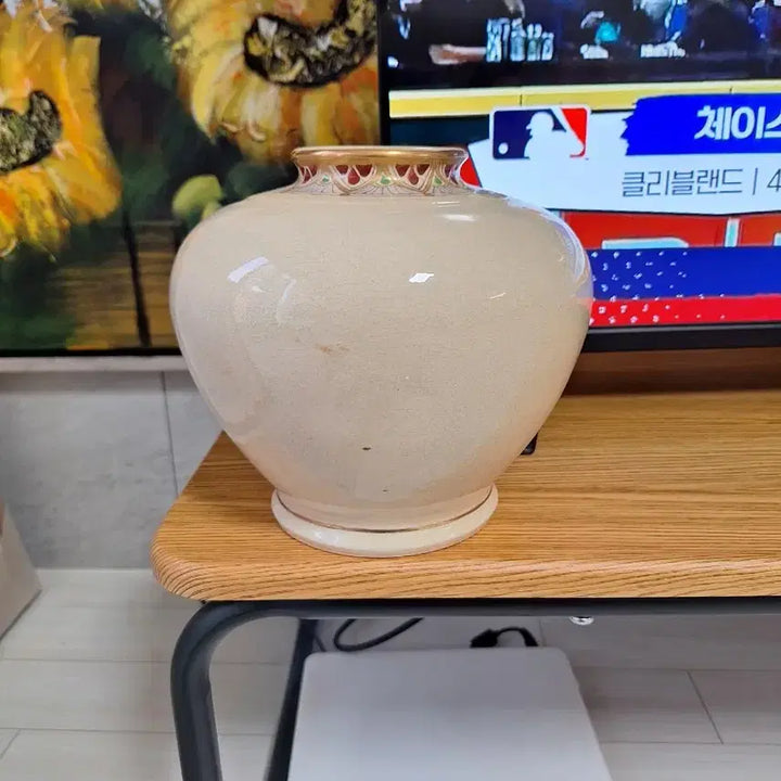 [BUNJANG] Shim Su-gwan Celadon Porcelain Vase / 심수관 도자기