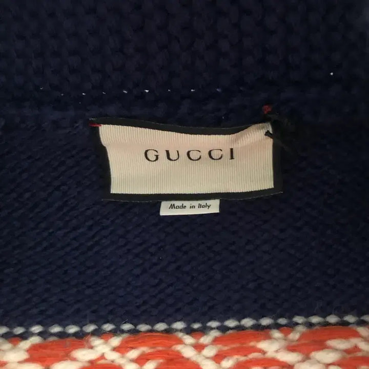 [BUNJANG] Gucci Band Knit Zip-Up Cardigan (M) / 정품 새상품  컨디션 구찌 밴드 니트 집업 가디건 M