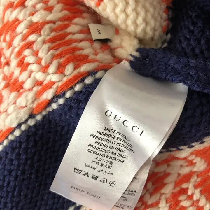 [BUNJANG] Gucci Band Knit Zip-Up Cardigan (M) / 정품 새상품  컨디션 구찌 밴드 니트 집업 가디건 M