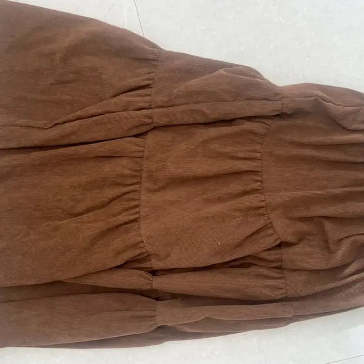 [BUNJANG] Corduroy Long Skirt / 코듀로이 캉캉 롱 스커트