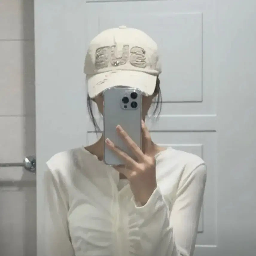[BUNJANG] Sue Vintage Beige Ball Cap / (품절템) 셋업이엑스이 sue 빈티지 볼캡 베이지