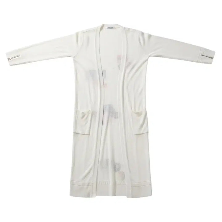 [BUNJANG] Anne Klein Linen Sheer Long Cardigan / 여성67/ 앤클라인 린넨 시스루 롱가디건