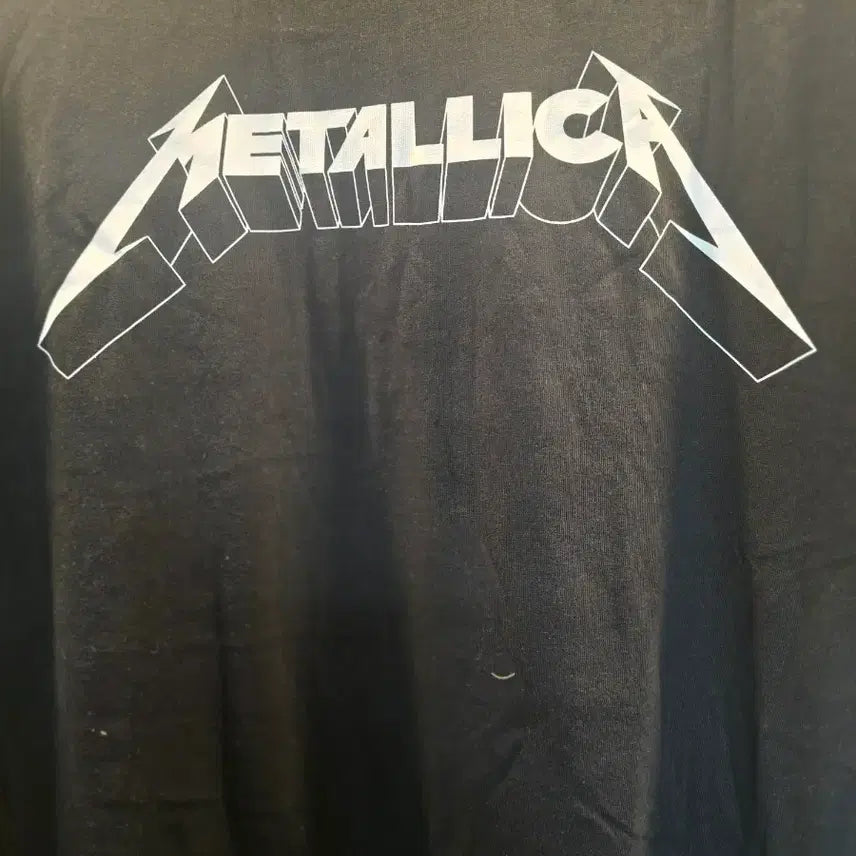 [BUNJANG] Metallica Black Short Sleeve T-shirt / 메탈리카 Metallica 블랙 반팔 티셔츠.