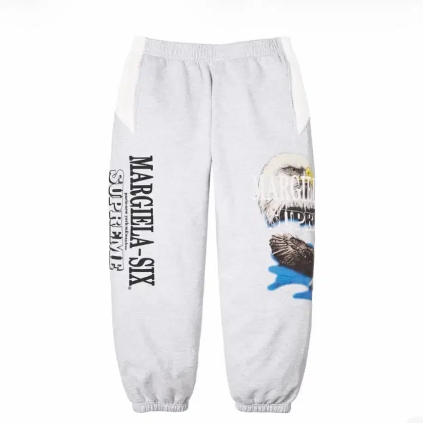 [BUNJANG] Supreme x MM6 Maison Margiela Eagle Sweatpants Ash Gray / [L]슈프림 x MM6 메종 마르지엘라 이글 스웨트팬츠 애쉬 그레이