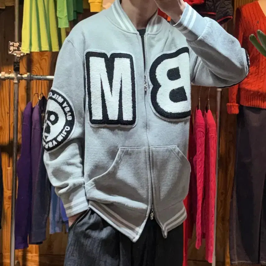 [BUNJANG] BAPE Milo Big Patch Cotton Varsity Jacket XXL / XXL 베이프 BABY 마일로 빅패치 코튼 바시티