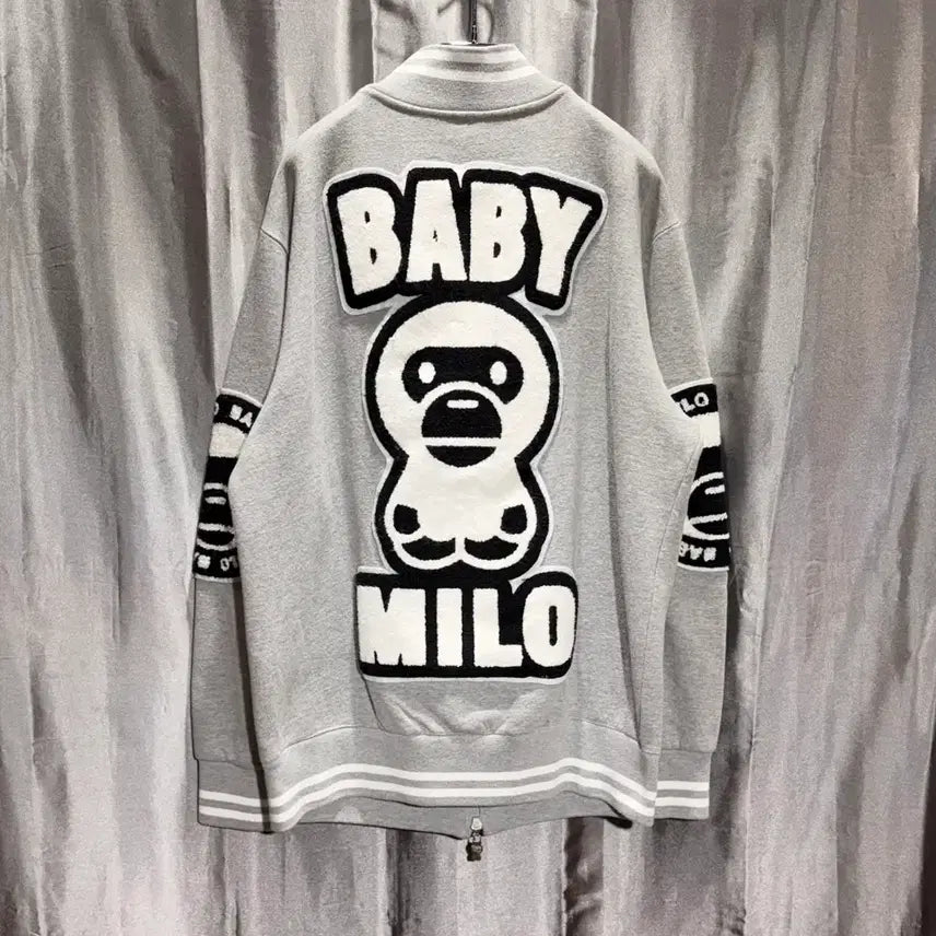 [BUNJANG] BAPE Milo Big Patch Cotton Varsity Jacket XXL / XXL 베이프 BABY 마일로 빅패치 코튼 바시티