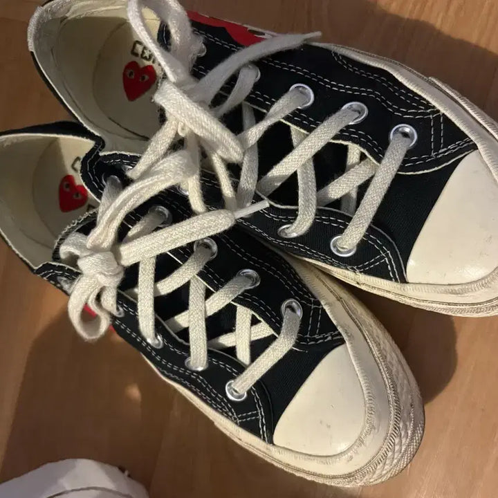 [BUNJANG] Comme des Garçons Black Sneakers Size 230 / 꼼데가르송 신발 230