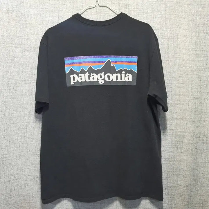 [BUNJANG] Patagonia Black Short Sleeve T-shirt (M) / 파타고니아 블랙 반팔 티셔츠 M