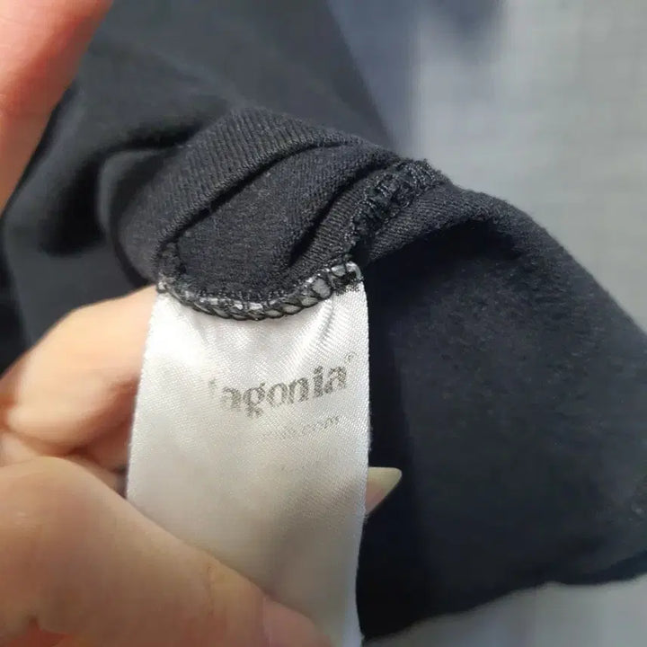 [BUNJANG] Patagonia Black Short Sleeve T-shirt (M) / 파타고니아 블랙 반팔 티셔츠 M