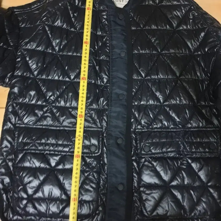 [BUNJANG] Lost In Me Quilted Padded Jacket (Glossy Black, FF Size) / 새옷급 여성 로스트인미 퀄팅 패딩 FF사이즈 유광