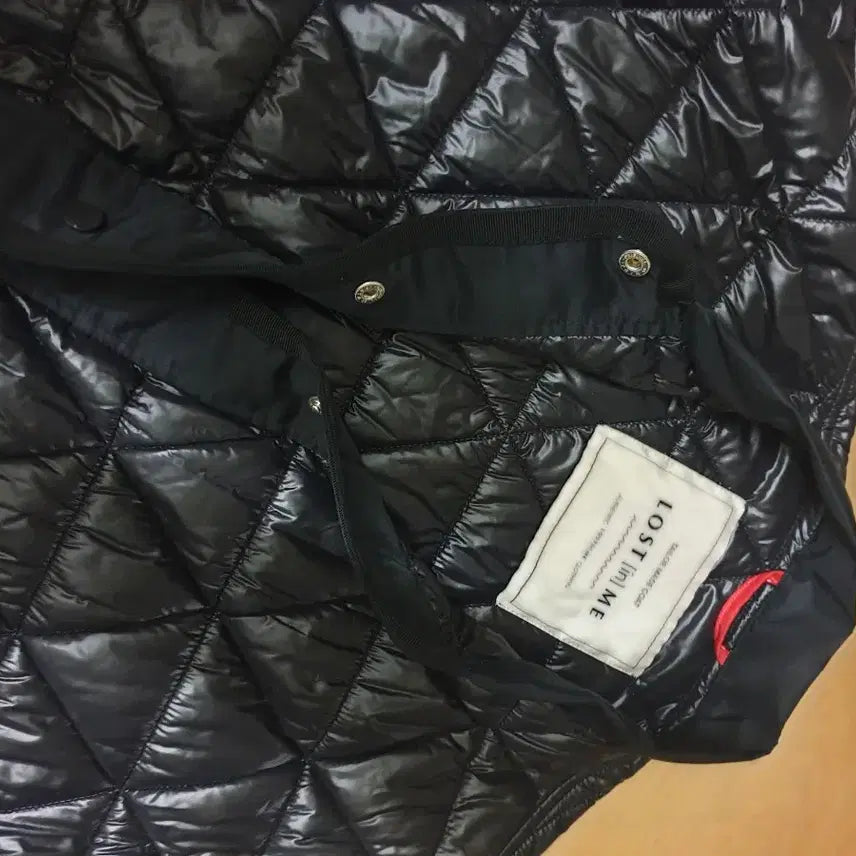 [BUNJANG] Lost In Me Quilted Padded Jacket (Glossy Black, FF Size) / 새옷급 여성 로스트인미 퀄팅 패딩 FF사이즈 유광