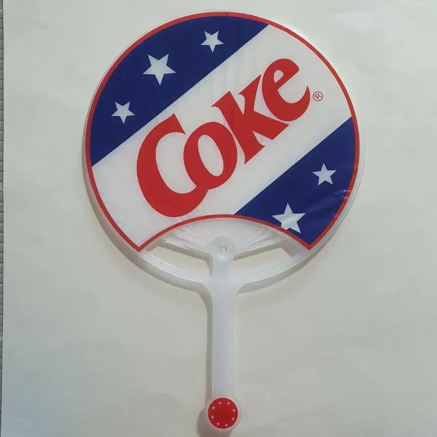 [BUNJANG] Coca-Cola Fan Set / .2종일괄 코카콜라 부채