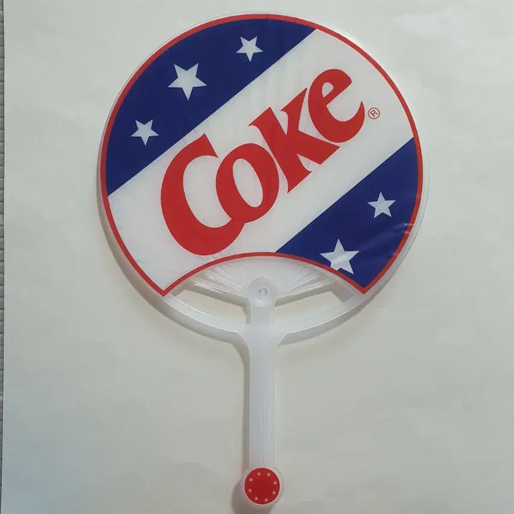 [BUNJANG] Coca-Cola Fan Set / .2종일괄 코카콜라 부채