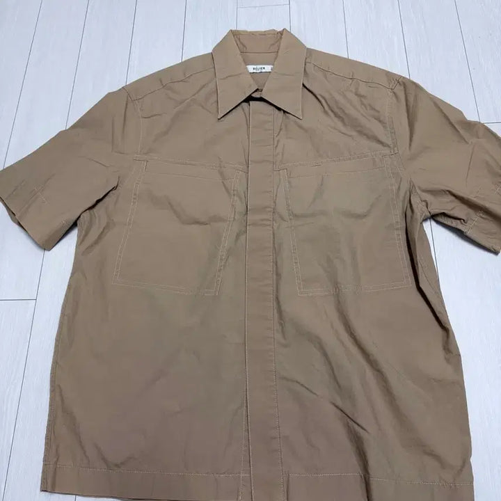 [BUNJANG] Bellier Half Shirt / 벨리에 하프 셔츠