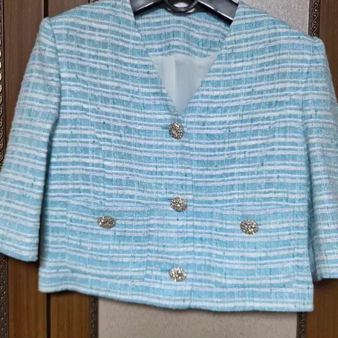 [BUNJANG] MojoSphin Tweed Two-Piece Suit 66 / 모조에스핀 트위드 투피스 자켓+스커트 66
