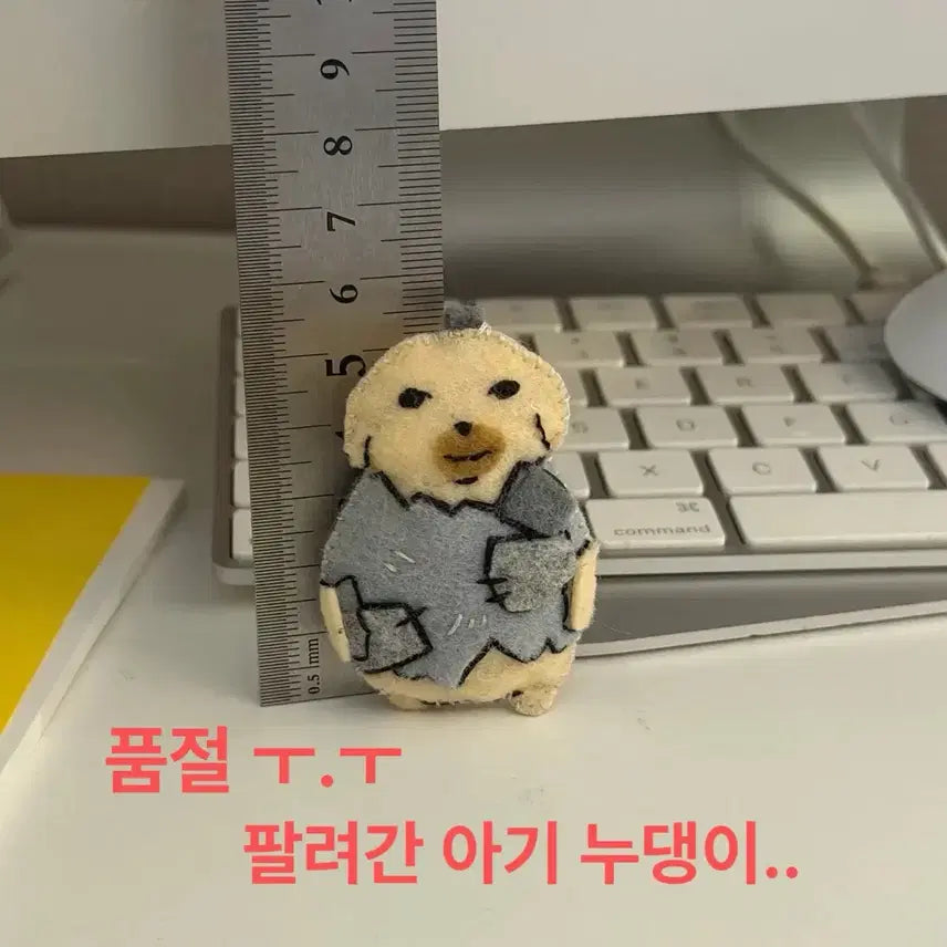 [BUNJANG] Nudaengi Family Keychain / 누댕이 가족 키링