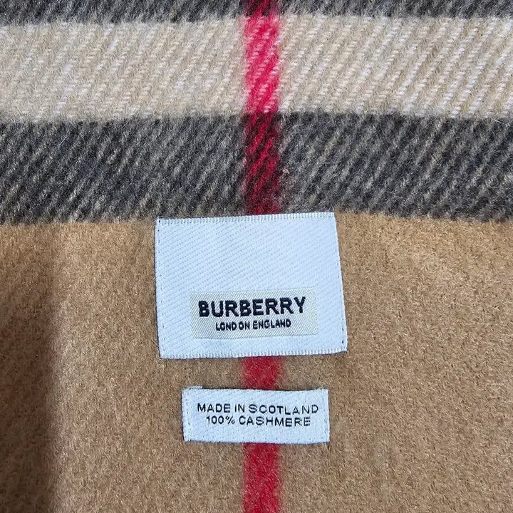 [BUNJANG] Burberry Cashmere Scarf 190x35 / 버버리 캐시미어  머플러  190*35