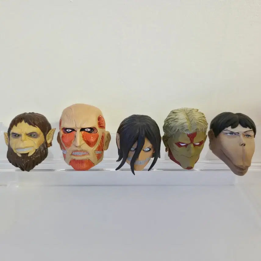 [BUNJANG] Attack on Titan Mask Gacha Full Set (5 types) / 진격의 거인 마스크 가챠 5종 풀세트