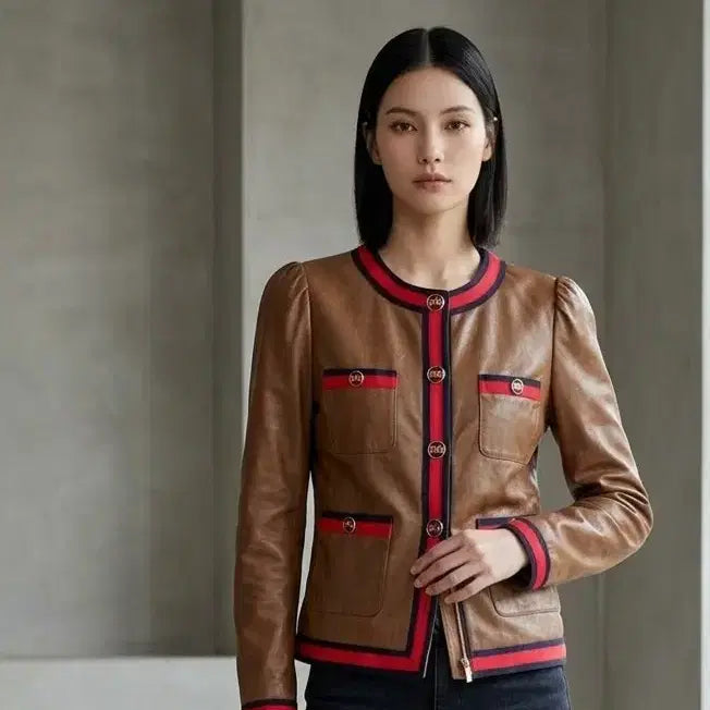 [BUNJANG] MOJO.S.FINE Lambskin Leather Jacket Size 66 / 모조에스핀 양가죽 자켓 66사이즈