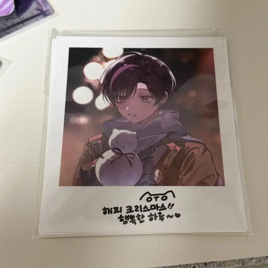 [BUNJANG] Scosism Christmas Signed Polaroid / 스코시즘 크리스마스 싸인 폴라로이드