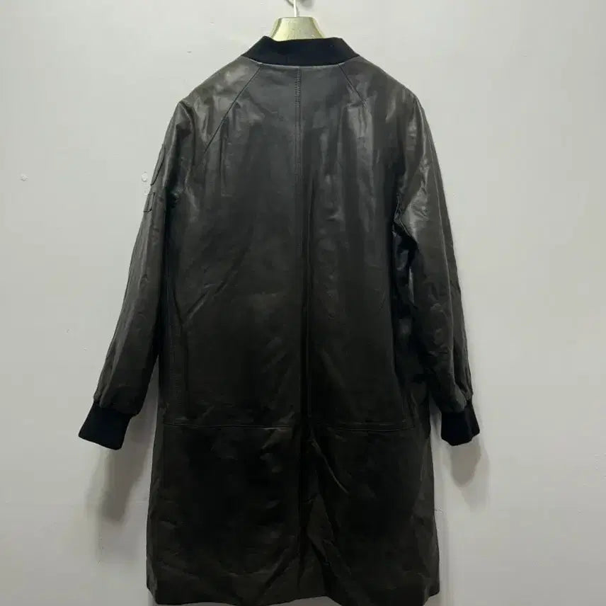 [SOLD OUT] 롱 카키 양가죽 봄버 자켓 S