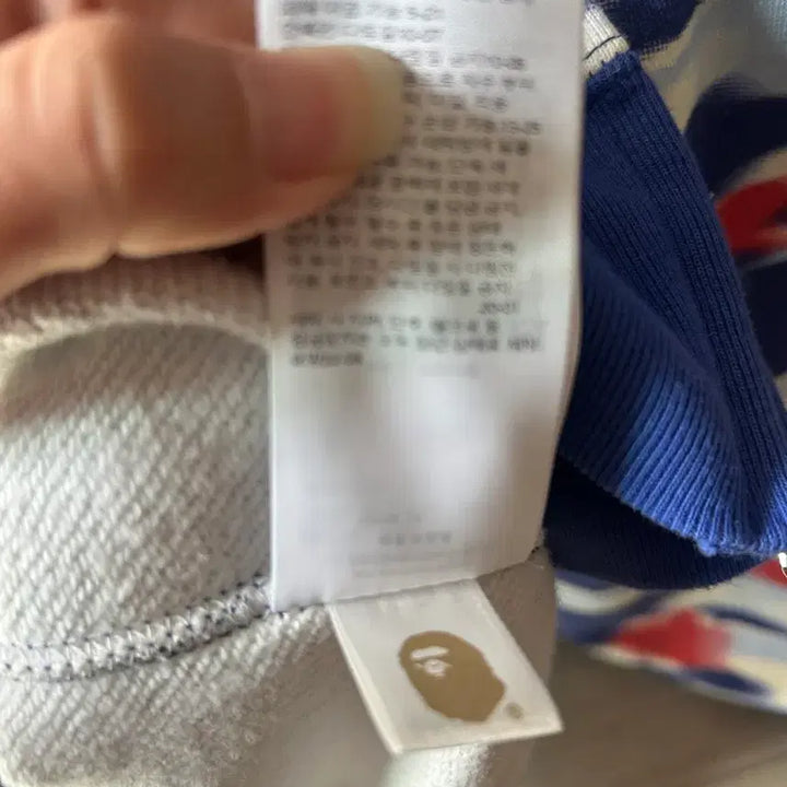 [BUNJANG] BAPE Screen Camo Shark Full Zip Hoodie Blue / BAPE 베이프 스크린 카모 샤크 후드 집업 블루