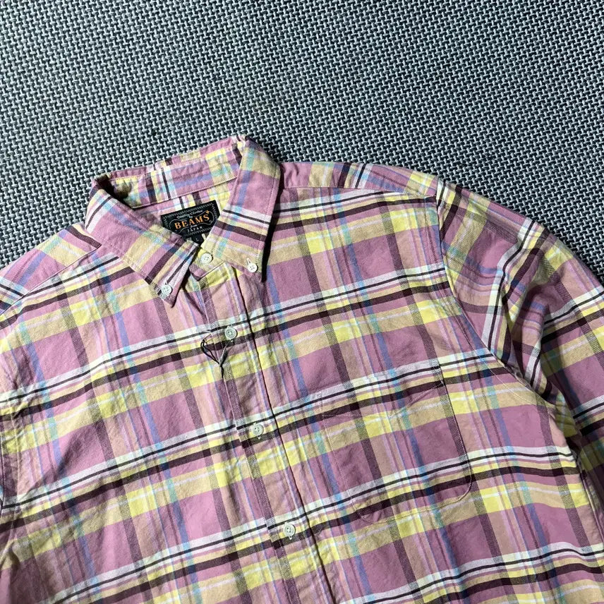 [BUNJANG] BEAM PLUS Check Pattern Shirt (L) / (새상품)BEAM PLUS 셔츠(L)