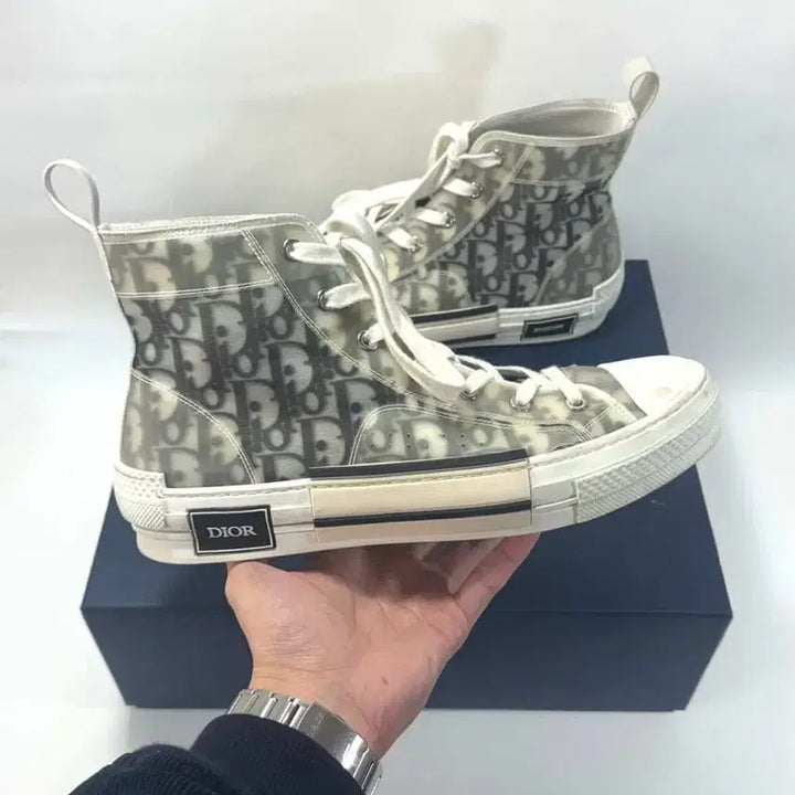[SOLD OUT] 디올 오블리크 스니커즈 하이탑 b23