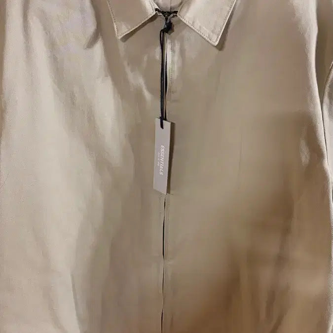 [BUNJANG] Fear of God Essentials Twill Jacket - Khaki / 피어오브갓 에센셜 트윌 자켓 카키 - 21SS