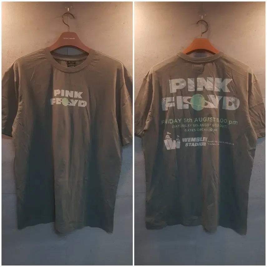 [BUNJANG] Pink Floyd Wembley Concert Official T-Shirt / 핑크플로이드.정품. 굿즈 웸블리 콘서트. 티셔츠