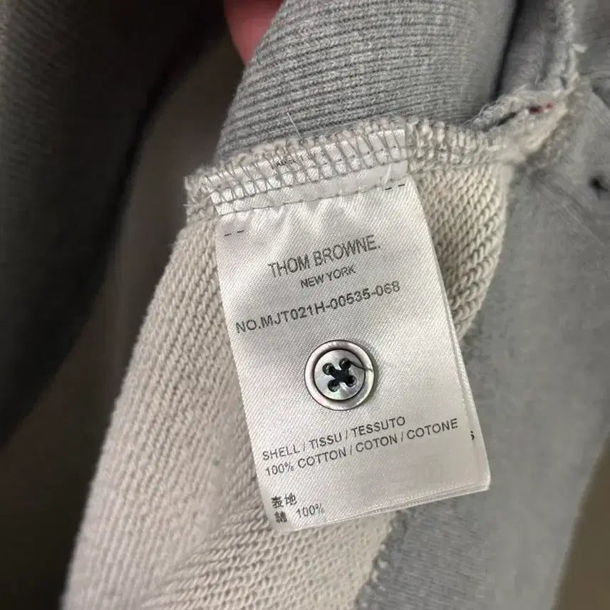 [BUNJANG] Thom Browne Diagonal Sweatshirt / 신형 톰브라운 사선 맨투맨 4사이즈