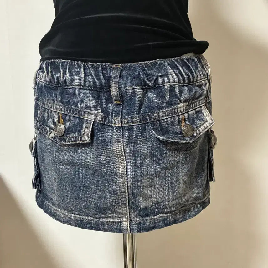 [BUNJANG] Y2K Denim Mini Skirt / Y2K 데님 미니스커트