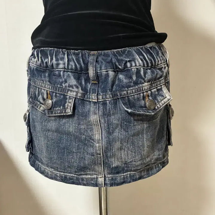 [BUNJANG] Y2K Denim Mini Skirt / Y2K 데님 미니스커트