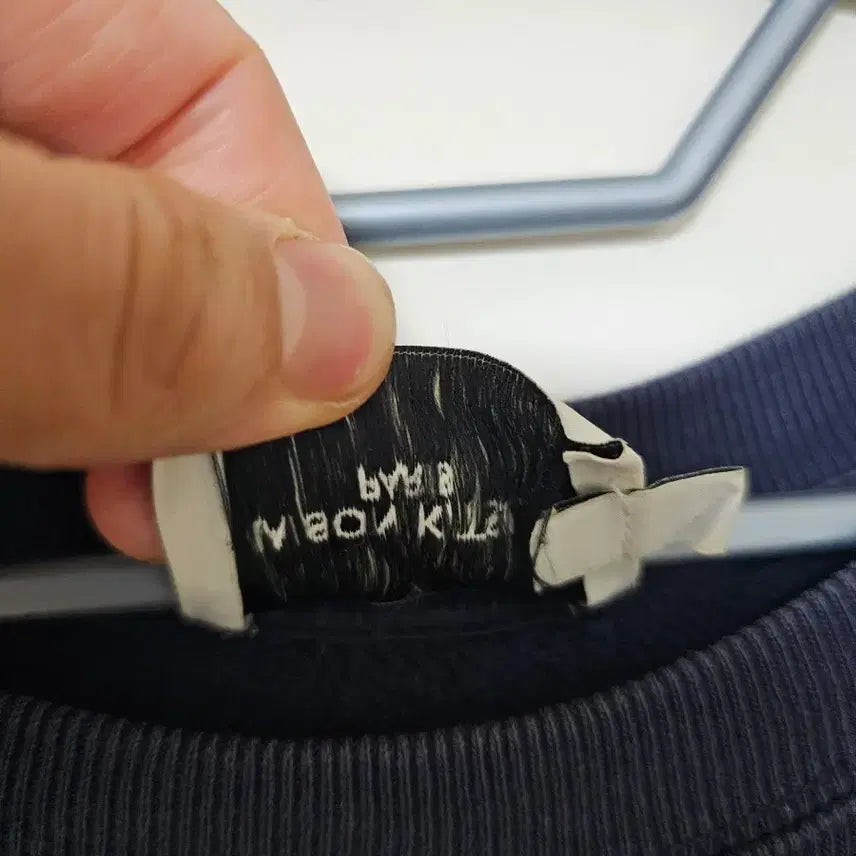 [BUNJANG] Maison Kitsune Fox Head Navy Sweatshirt XL / 사용감o 정품 메종키츠네 폭스헤드 네이비 맨투맨 XL