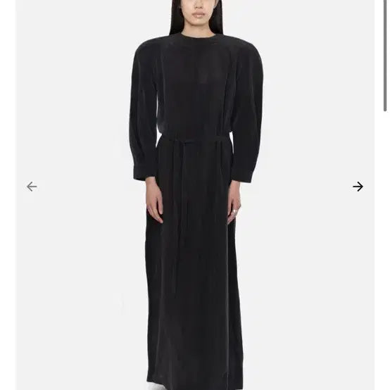 [BUNJANG] Amomento Cupro Raglan Dress Black / 아모멘토 원피스 cupro raglan dress
