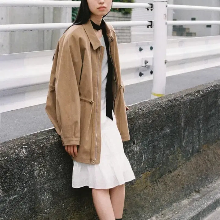 [BUNJANG] TANNAT Urban Suede Jacket - Camel / 새상품) 타낫 어반 스웨이드 자켓 카멜