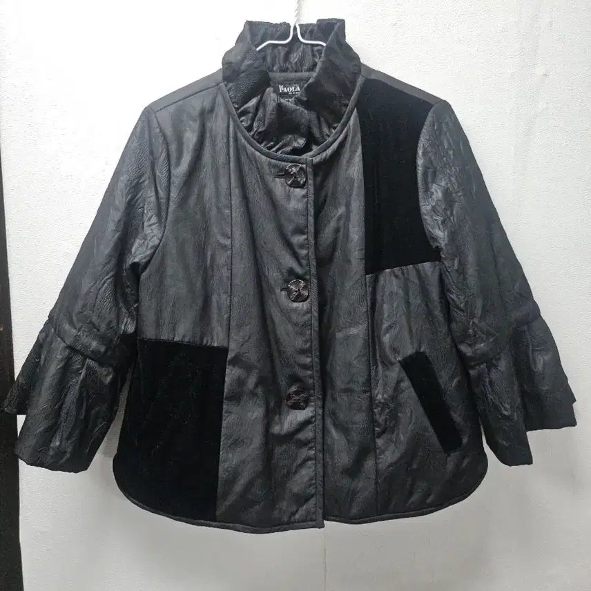 [BUNJANG] Paola Quilted Color Block Jacket / 파올라 누빔 배색 자켓  free