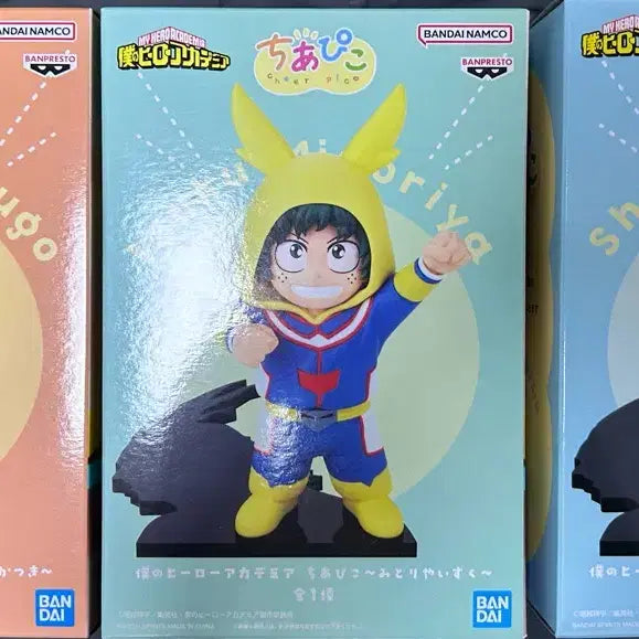 [BUNJANG] My Hero Academia Chibi Puccho 3 Figure Set Bundle Set / (미개봉)나히아 치아피코 피규어 3종 세트 일괄
