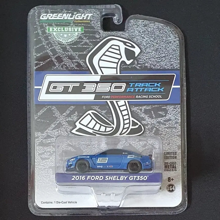 [BUNJANG] Greenlight 1:64 2016 Ford Shelby GT350 (Blue) Die-cast Model / 5월6일까지급처)미니카 (그린라이트 머스탱 GT350 블루)