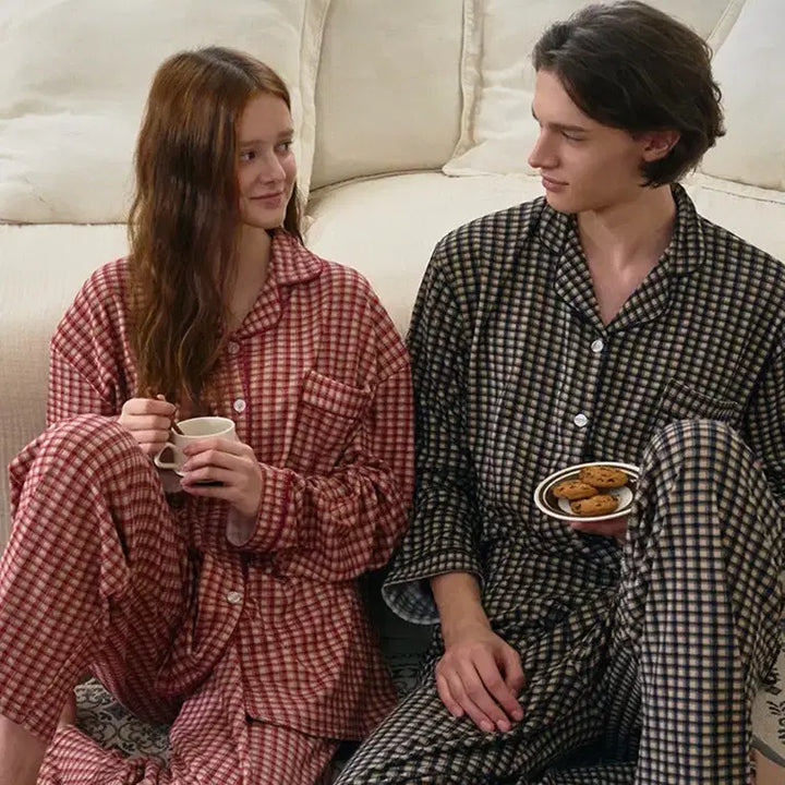 [BUNJANG] Offhour Long Sleeve Pajama Set / 오프아워 긴팔 잠옷 세트 새상품