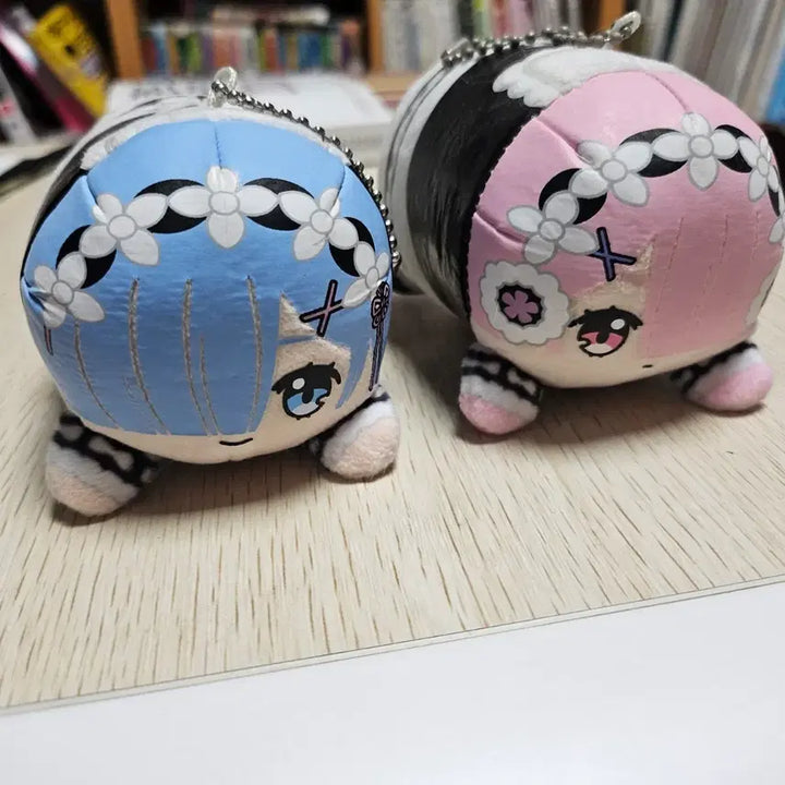 [BUNJANG] Re:Zero Rem &amp; Ram Mochi Kororing Bundle Set / 리제로 렘&amp;람 모찌코로링 일괄