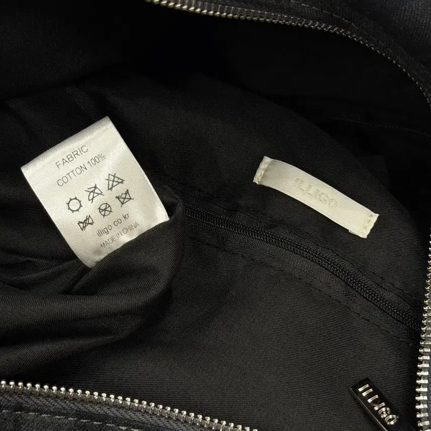 [BUNJANG] ILLIGO Letter Big Shoulder Bag (Check, Gray) / ILLIGO 일리고 레터 빅 숄더백 체크 그레이 가방