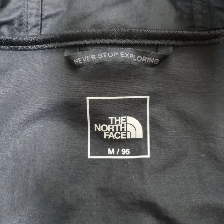 [BUNJANG] The North Face Anorak Windbreaker Jacket / 남성M 노스페이스 블랙 검정 우븐 아노락 바람막이 트레이닝복 고프코어