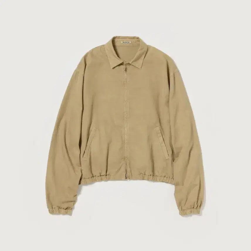[SOLD OUT] 오라리 프로덕트 다이드 핀스 개버딘 스윙탑 4 베이지