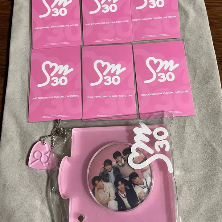 [BUNJANG] NCT WISH SM 30th Anniversary Goods Bundle Set / NCT WISH SM 30주년 기념 굿즈,포토프레임,키링,포카6장