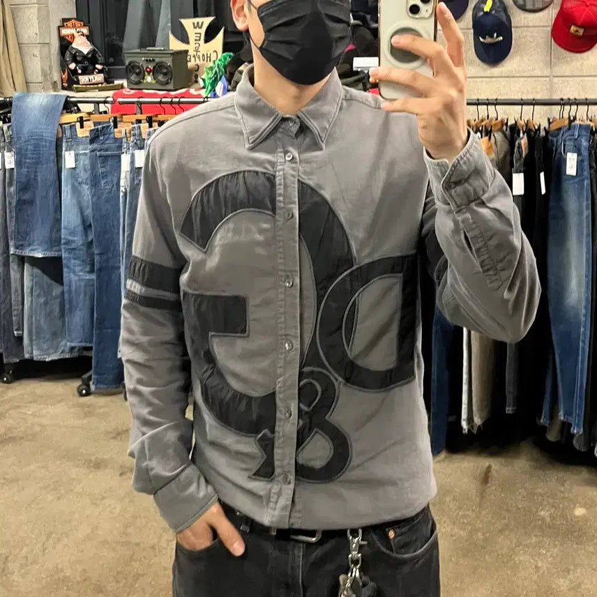 [BUNJANG] 00s D&amp;G 빅로고 아카이브 셔츠 (100-105) / 00s D&amp;G 빅로고 아카이브 셔츠 (100-105)