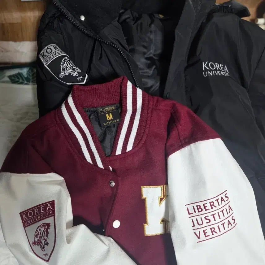 [BUNJANG] Korea University Long Padding Jacket (M Size) / 고려대 과잠&amp;돕바(롱패딩) 팝니다