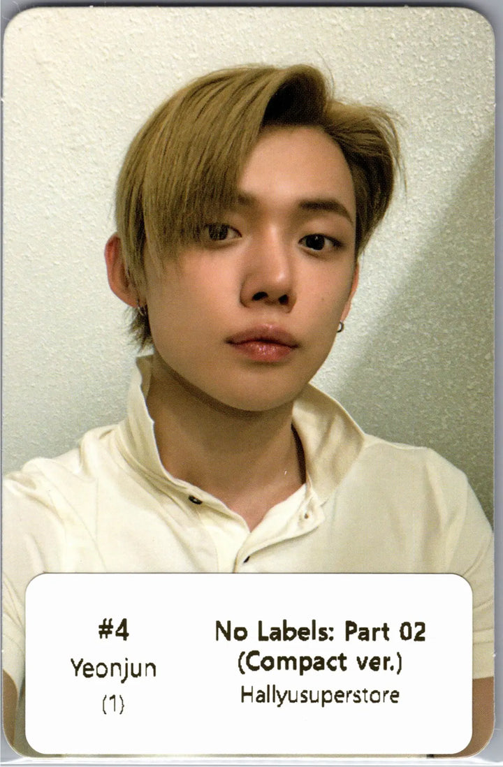 YEONJUN "NO LABELS: PART 02" - Official Photocard (COMPACT Ver.) [26.07.16]